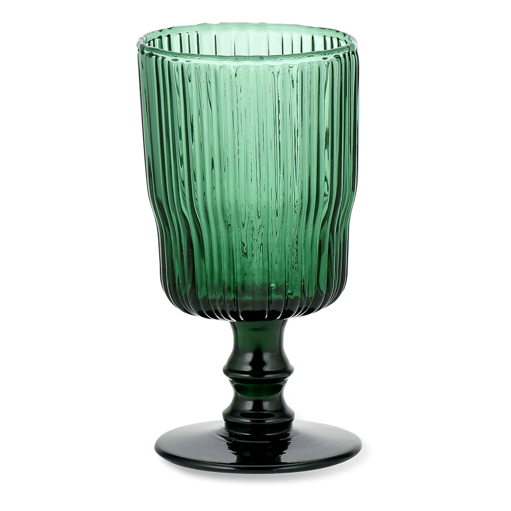 Fali Set of 4 Wine Glasses, Teal