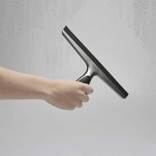 Image showing the Stainless steel squeegee, Black/Silver product.