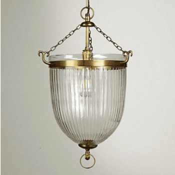 Image showing the Pendant Light, Hydra, Blown Glass & Brass product.