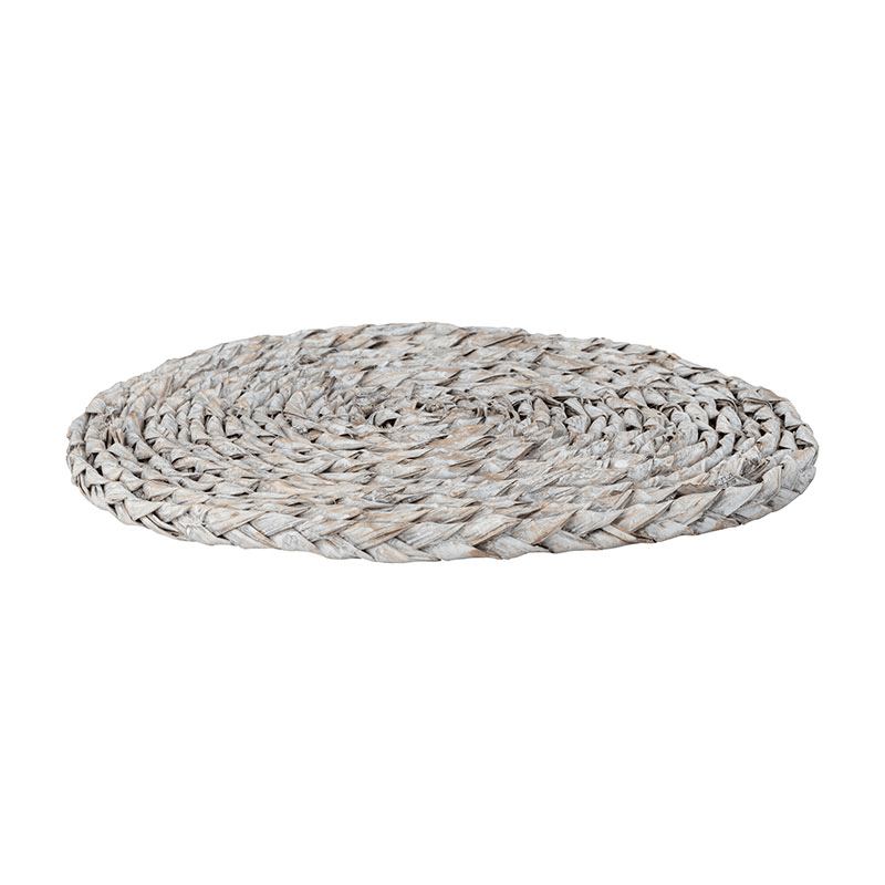 Seagrass Set of 2 Placemats, D32cm, Grey