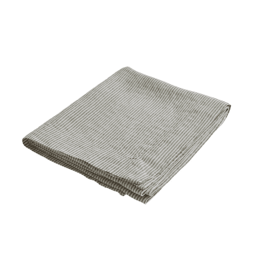 Image showing the Sid Stripe Table Runner, 45 x 200cm, Olive product.