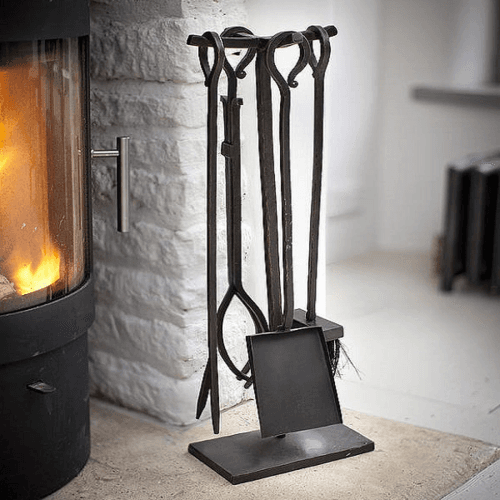 Image showing the Classic Set of 4 Fireside Tools, 71 x 24 x 21cm, Antique Bronze product.