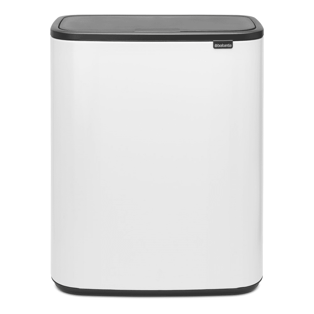 Bo Touch bin, 60 litre, White