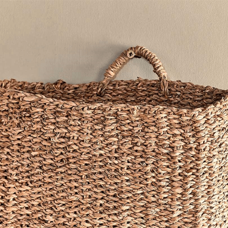 Putlar Seagrass Wall Hung Basket, Large, Natural