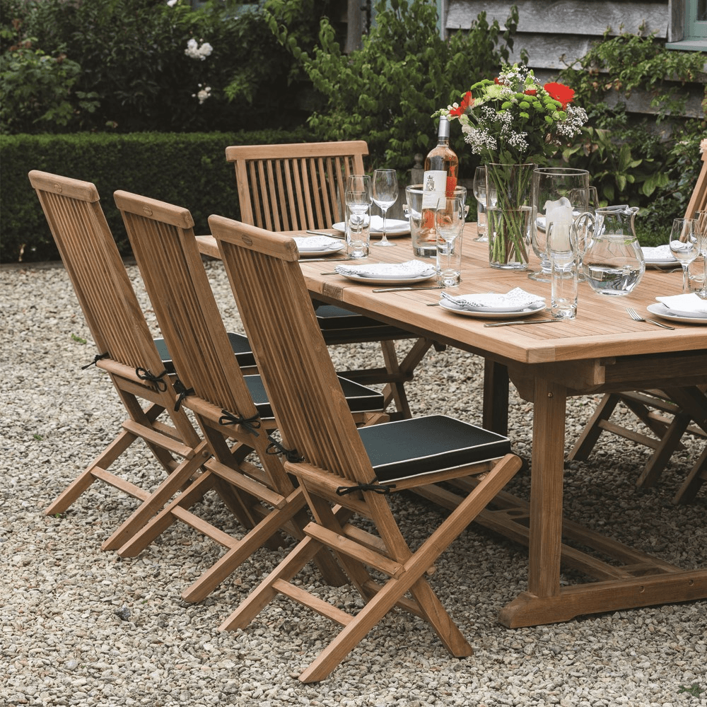 Snapdragon Folding Dining Chair, Teak