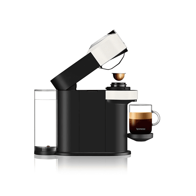 11710 Nespresso Vertuo Next & Milk Coffee Machine, White