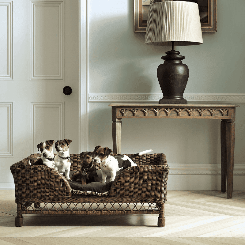 Mattaban Pet bed, W75 x D107 x H42cm, Rattan