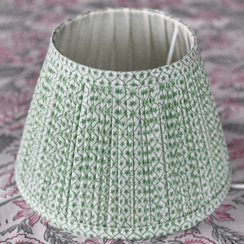 Image showing the Stars & Squiggles Lampshade, 10", Green product.