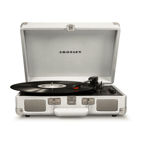 Image showing the Cruiser Deluxe Plus Portable Turntable, White Sand product.