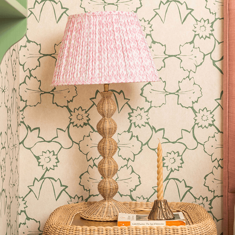 Bobbin Table Lamp, H48cm, Natural