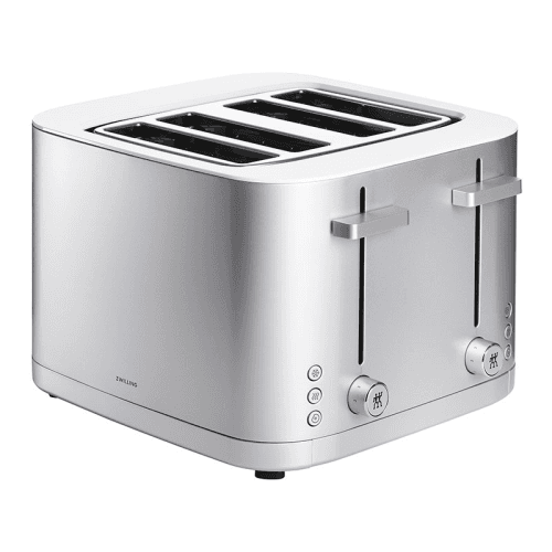 Image showing the Enfinigy 4 Short Slot Toaster, Silver product.