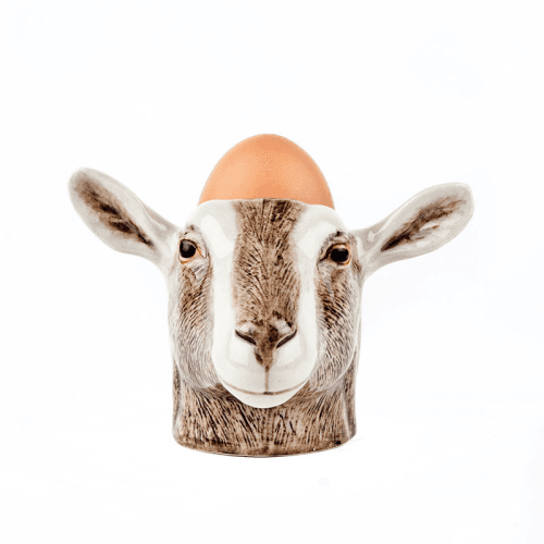 Image showing the Goat Egg Cup, H9cm, Brown product.