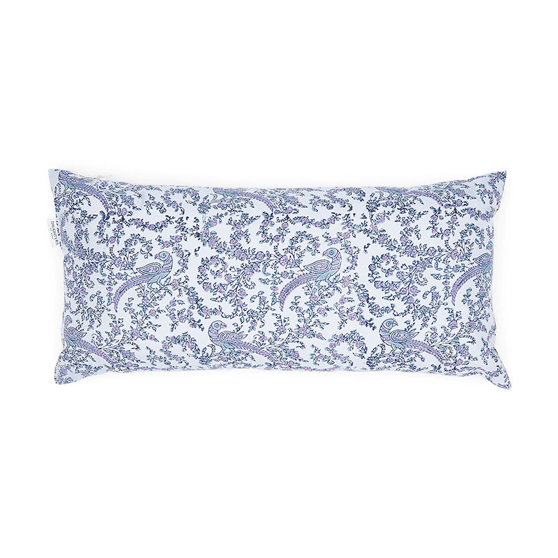 Zaha Reversible Bolster Cushion, 42cm x 26cm, Orange / Purple