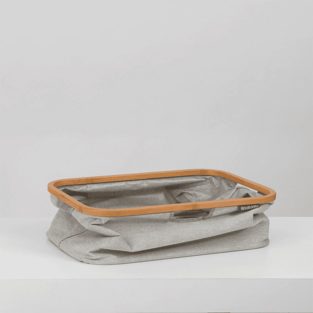 Foldable Laundry Basket, 40 Litre, Grey
