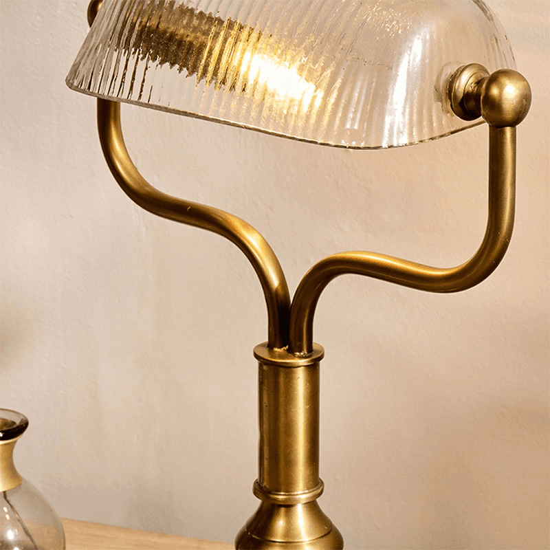 Ulani Vintage Desk Lamp, H34.5cm, Antique Brass