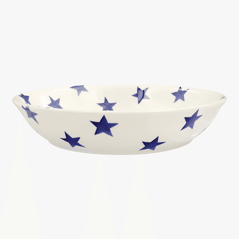 Blue Star Pasta Bowl, D23.5cm, Cream