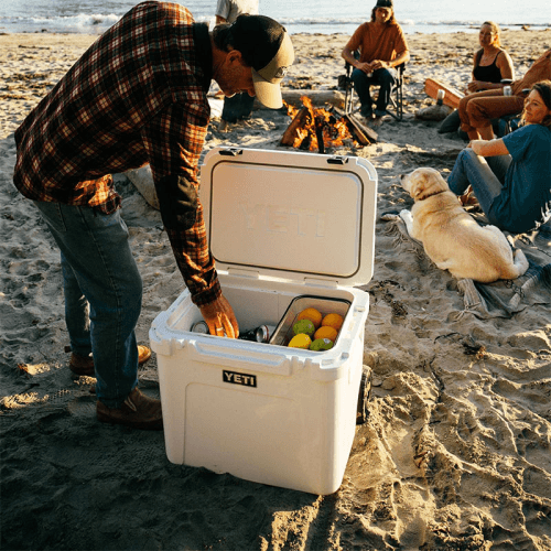 Image showing the Roadie 60 Wheeled Cooler, H52cm, White product.