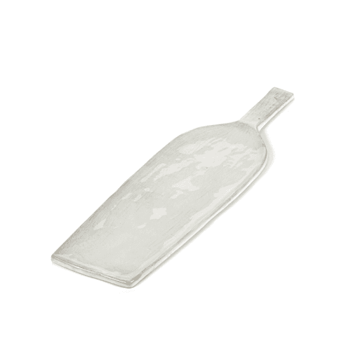 Image showing the La Mère Set of 2 Serving Plates, L46 x W13cm, Off White product.