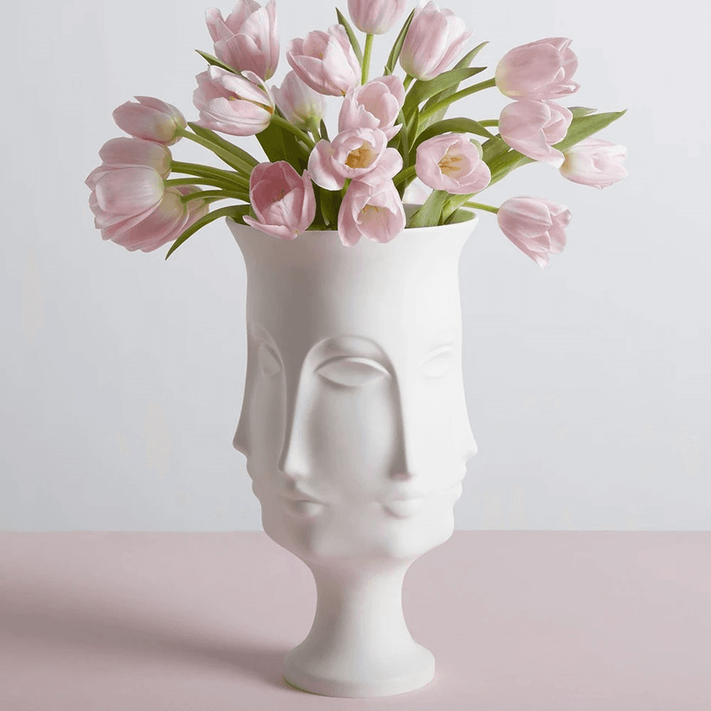 Muse Dora Maar Vase, H38cm, White