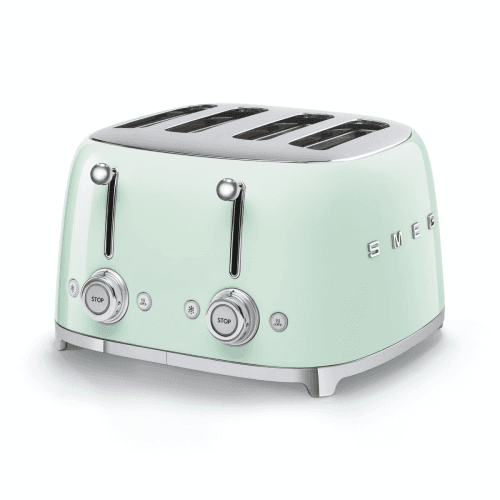 Image showing the 50's Retro 4 Slot Toaster, Pastel Green product.