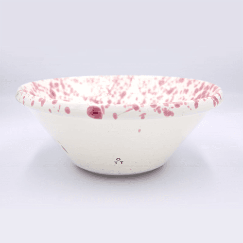Image showing the Splatter Salad Bowl, D24cm, Cranberry product.