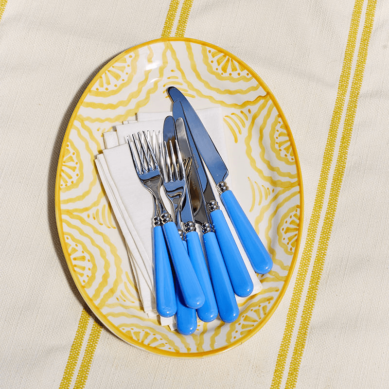 Ondas Serving Platter, L36 x W26.5cm, Yellow