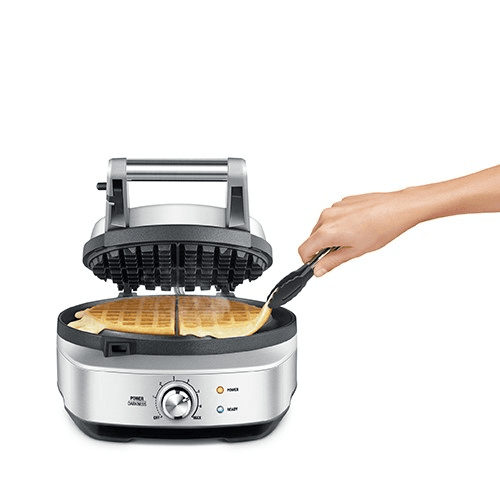 Image showing the The No Mess Waffle Waffle maker, Stainless Steel product.