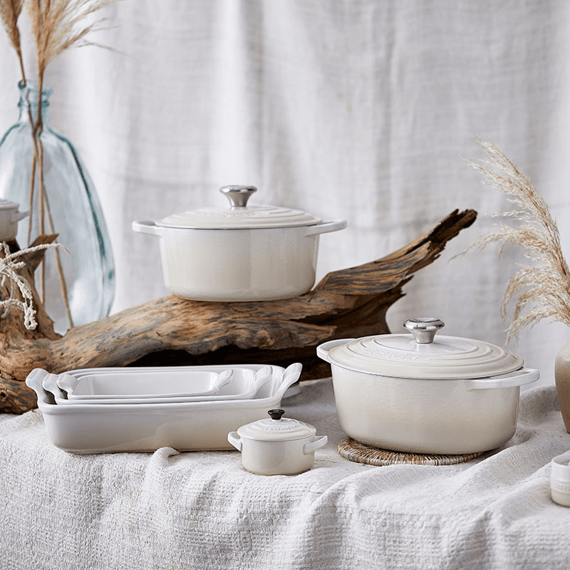 Stoneware Deep rectangular dish, 19cm - 1.08 litre, Meringue
