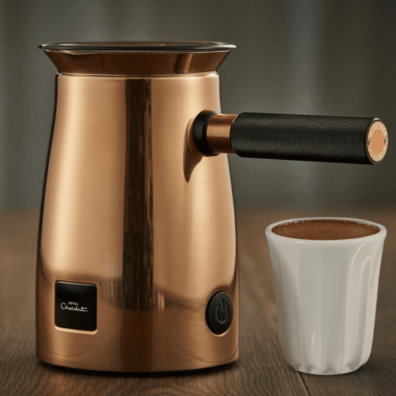 Velvetiser + Everything Hot Chocolat Selection Gift Set, Copper