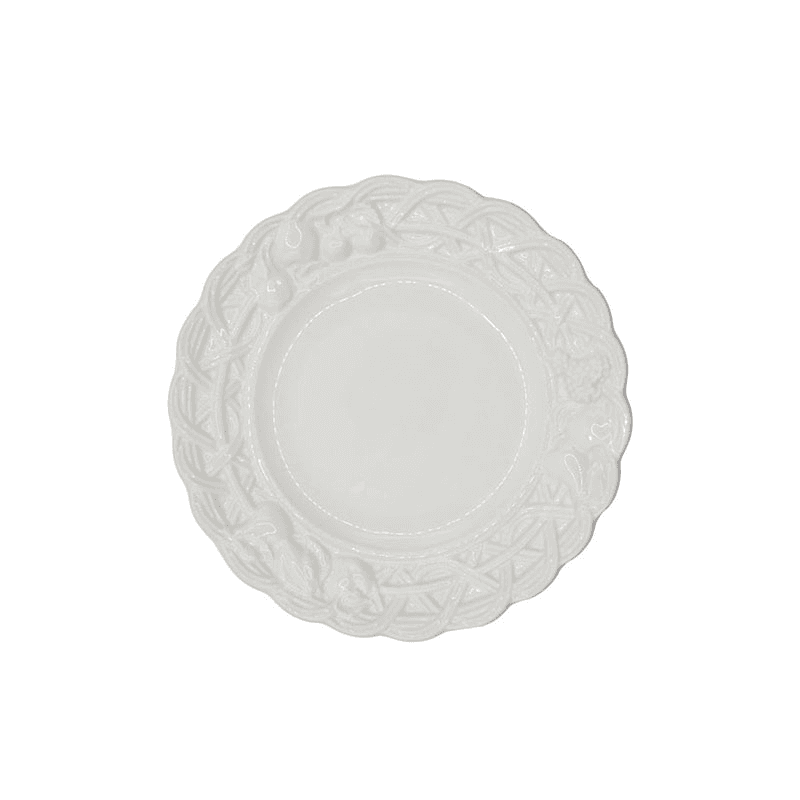 Tutti Frutti Set of 4 Side Plates, D22cm, White