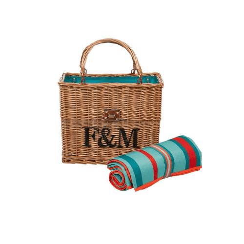 Image showing the Hamper Tote with Waterproof Picnic Blanket product.