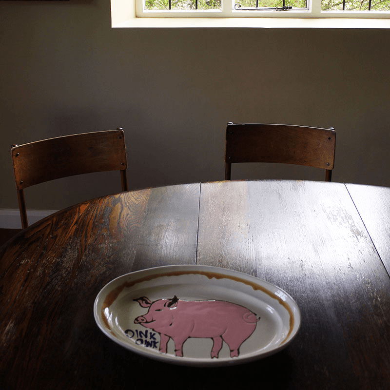 Pig Platter, L41 x W29cm, Multi