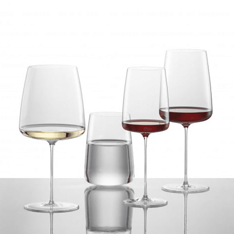 Simplify Set of 2 Crystal Tumblers, 530ml, Clear