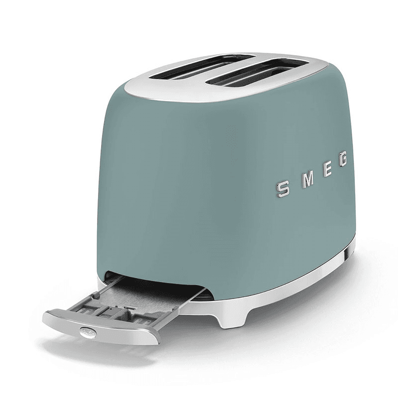 50's Style 2 Slot Toaster, Emerald Green