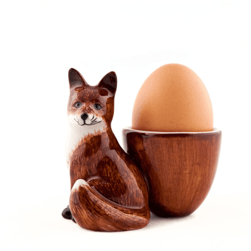 Image showing the Fox Egg Cup, H8cm, Orange product.