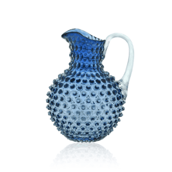 Image showing the Jug, Hobnail, Underlay Blue Smoke, Large, 2000ml product.