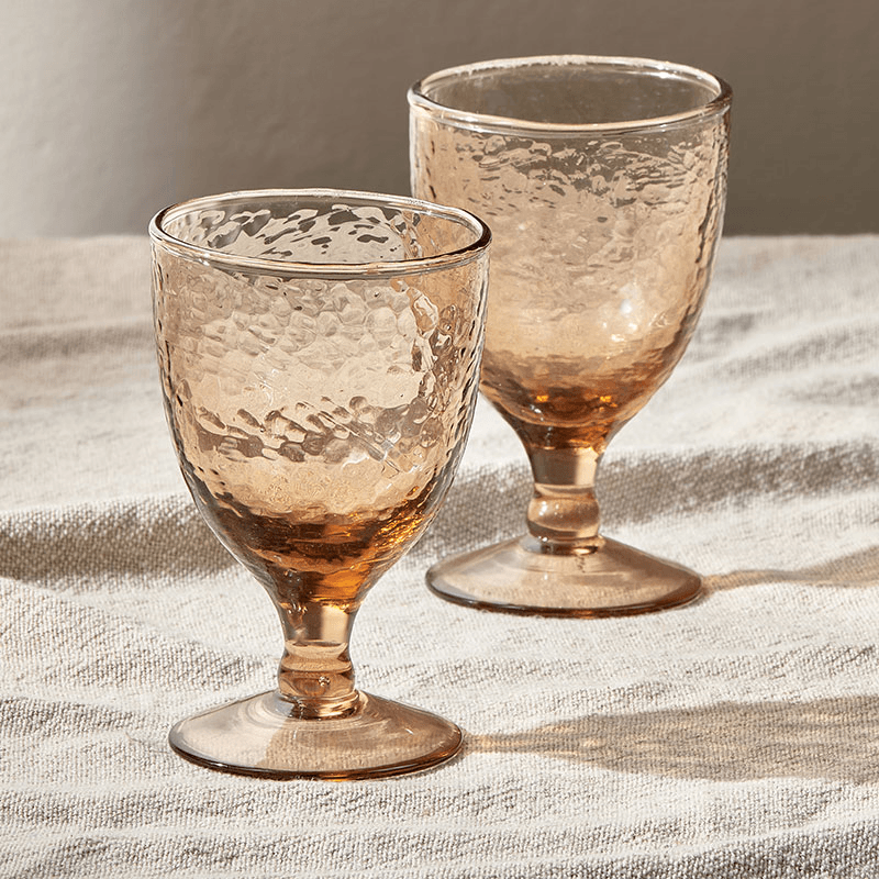 Yala Set of 4 Wine Glasses, 190ml, Dusty Terracotta