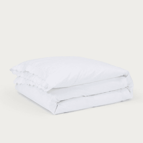 Image showing the Madalena Super King Duvet Cover, White product.