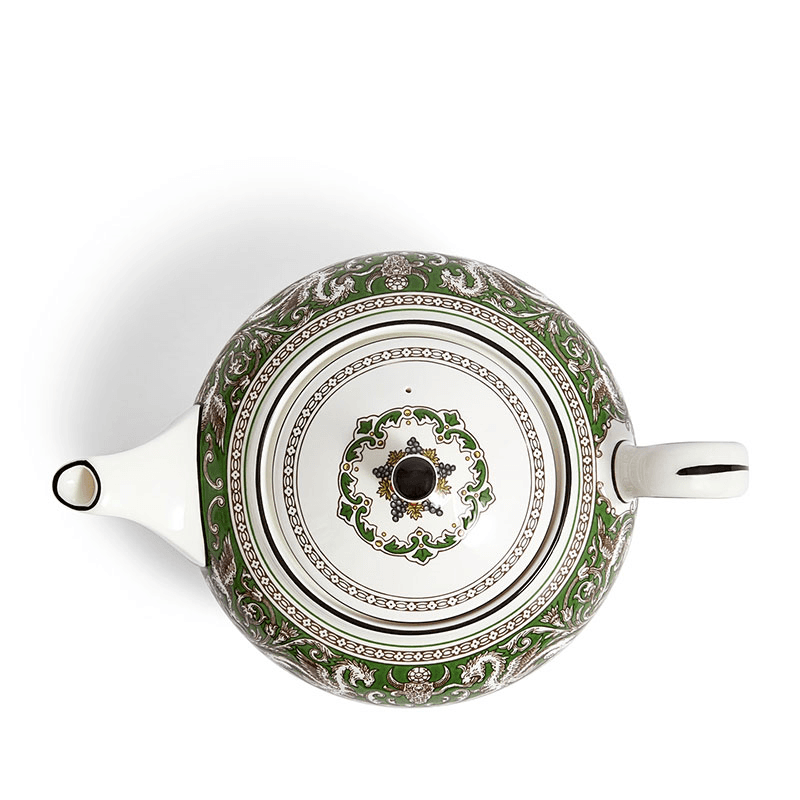 Florentine Teapot, 800ml, Verde