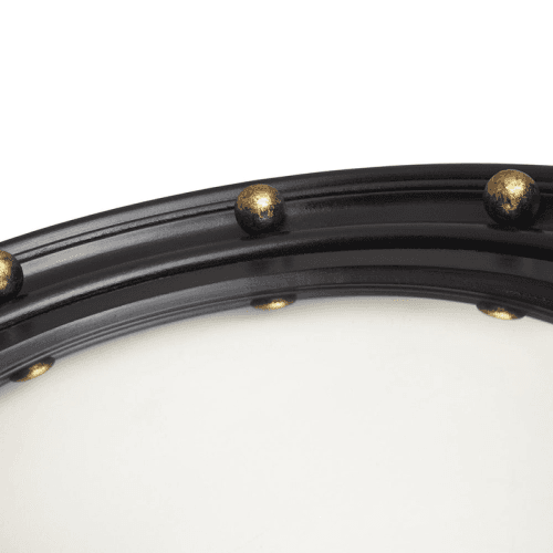 Lauren Mirror, 60cm, Black