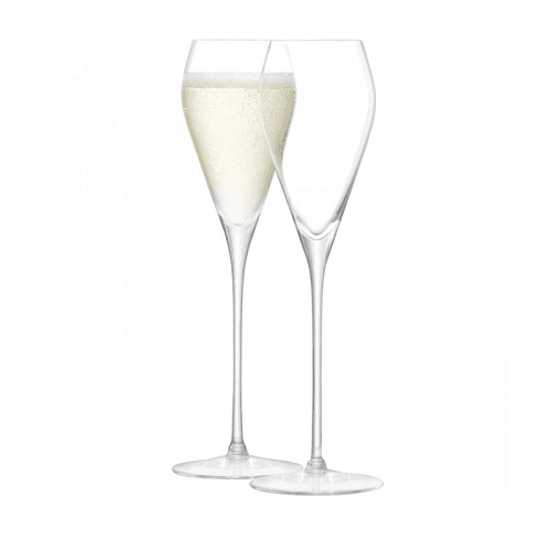 Image showing the Wine Pair of Prosecco Glasses, 250ml, Clear product.