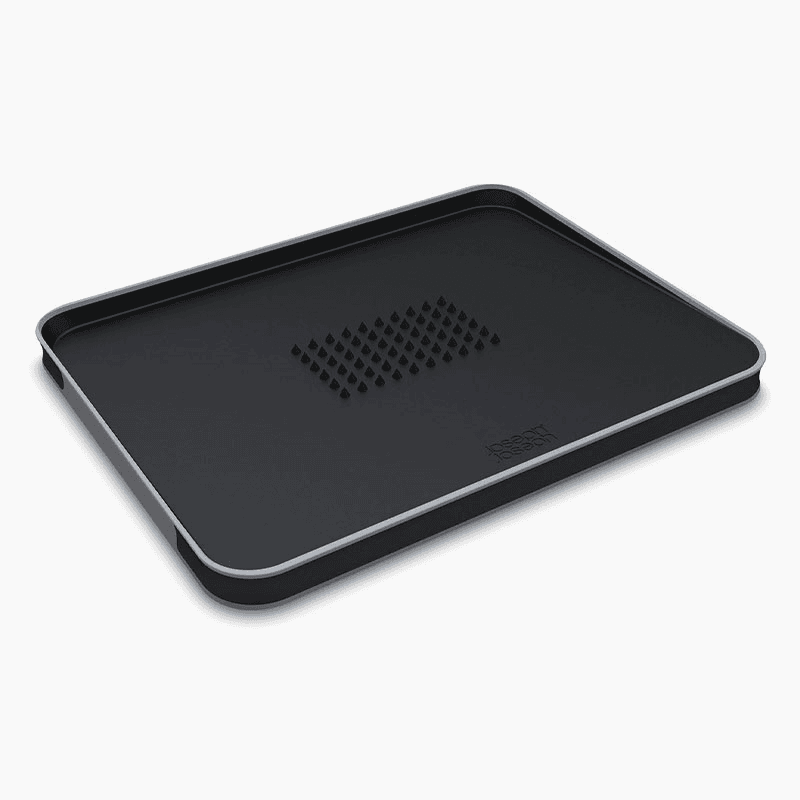 Cut & Carve Plus Chopping Board, Large, Black