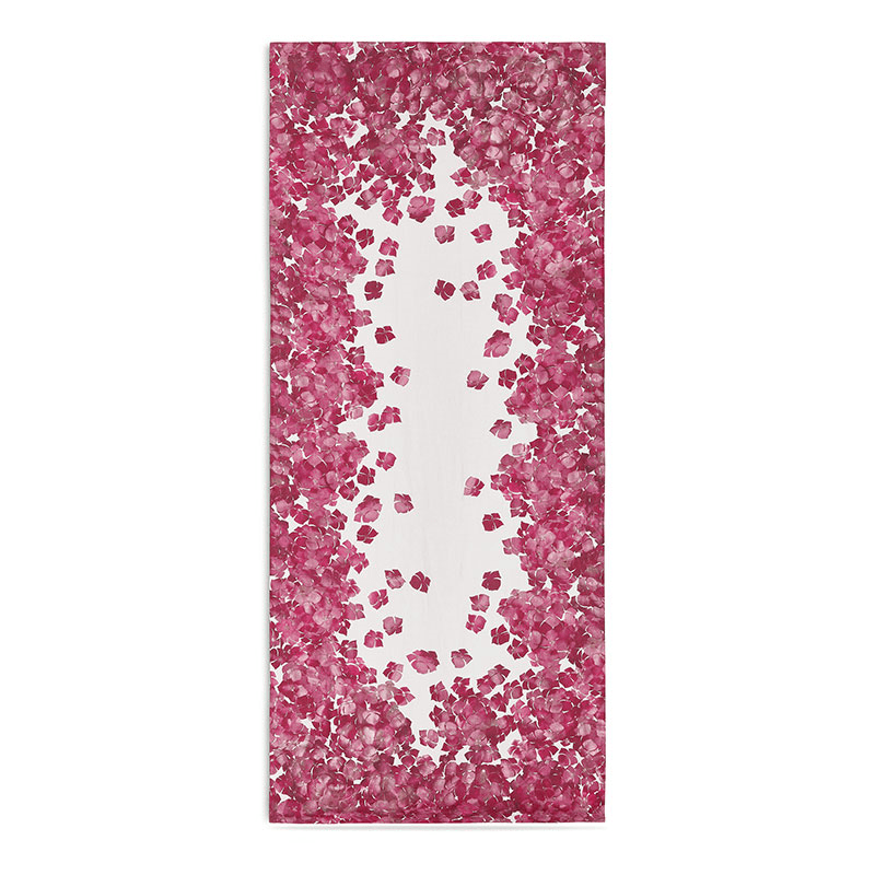 Hydrangea Linen Tablecloth, 250cm x 165cm, Pink