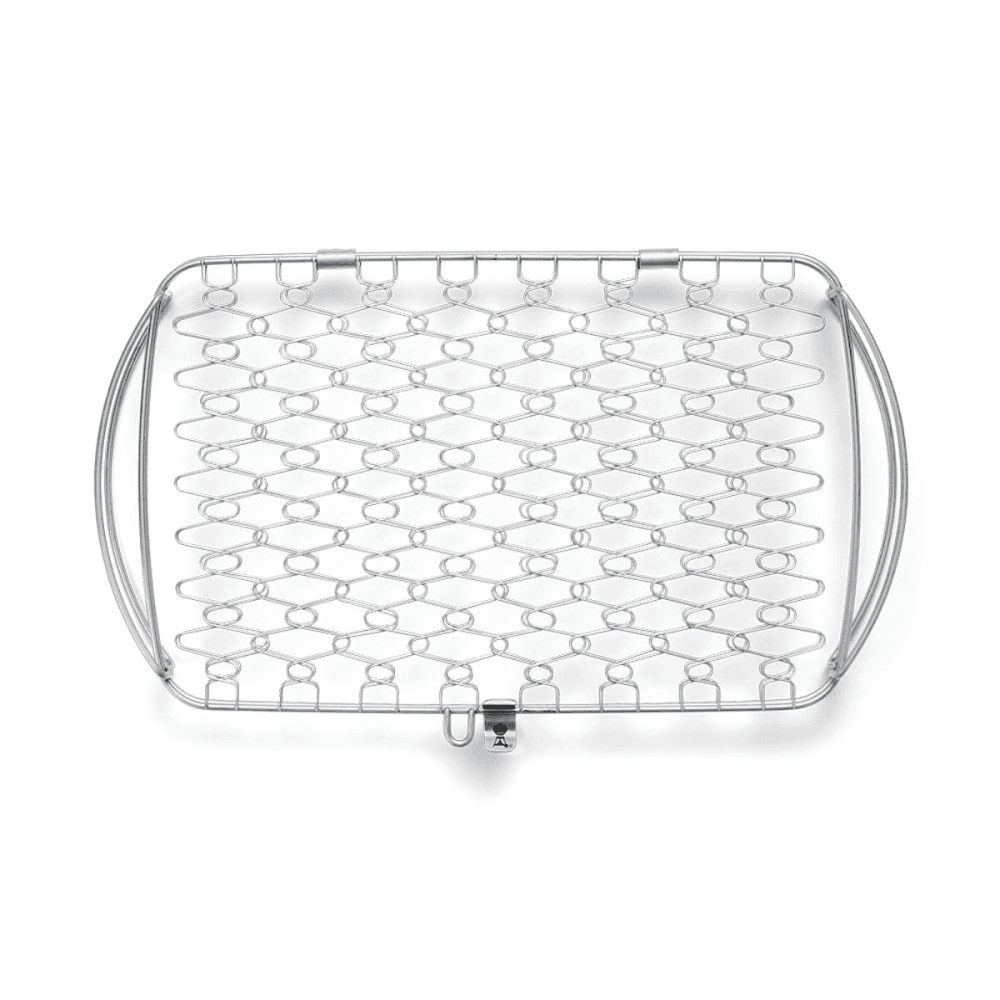 Fish basket, large, Silver