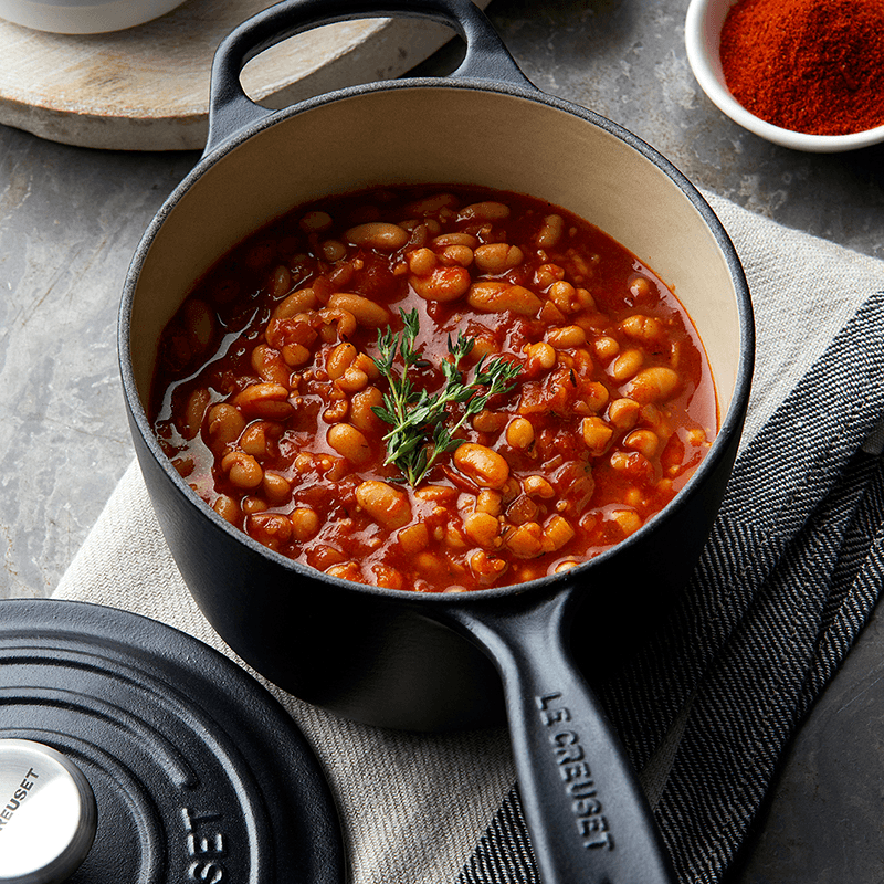 Signature Cast Iron Saucepan, 16cm, Satin Black