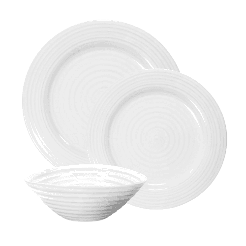 Image showing the Ceramics 12-piece dinner set, White product.
