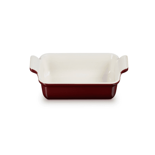 Image showing the Stoneware Heritage Rectangular Dish, 19cm, Garnet product.