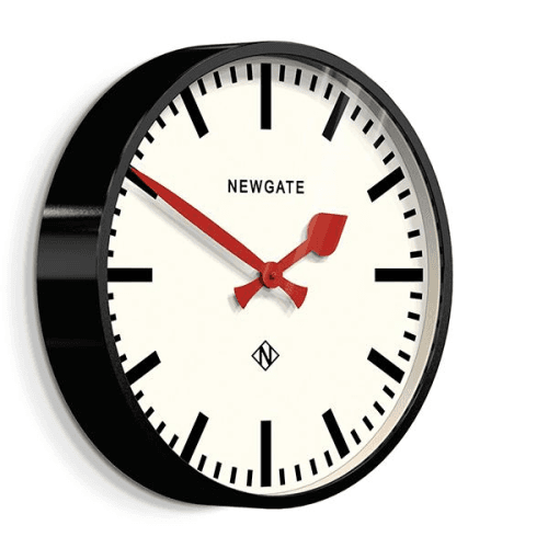 Putney Wall clock, Dia45cm, Black Metal