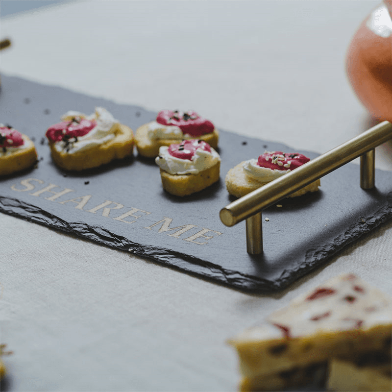 Rectangular platter, W60 x L15 x H3.5cm, Slate