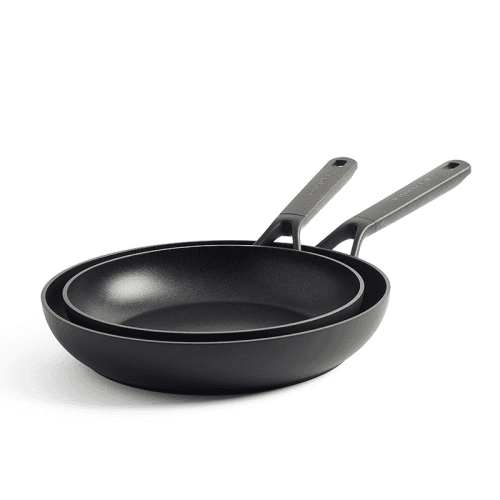 Image showing the Classic Forged - Ceramic Non-Stick Frying Pan Set, 24cm & 28cm, Black product.
